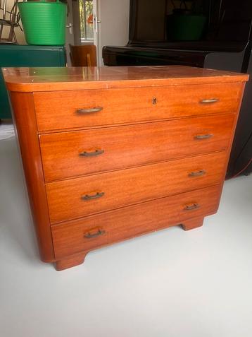 Jaren 60 houten Dressoir / Ladekast - Mid Century beschikbaar voor biedingen