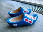 Blauwe houten klompen met Friese vlag - Maat 45, Klompen, Blauw, Ophalen of Verzenden, Zo goed als nieuw