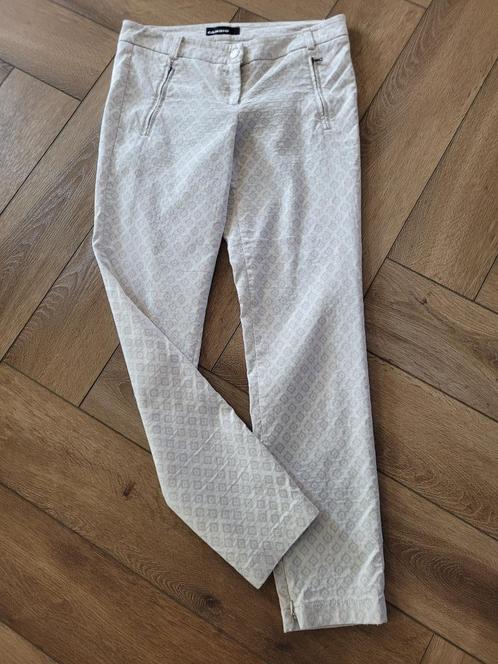 Prachtige zomer broek van Cambio, maat 38, Kleding | Dames, Broeken en Pantalons, Zo goed als nieuw, Maat 38/40 (M), Beige, Lang