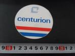 sticker logo CENTURION accu's, Ophalen, Zo goed als nieuw, Bedrijf of Vereniging