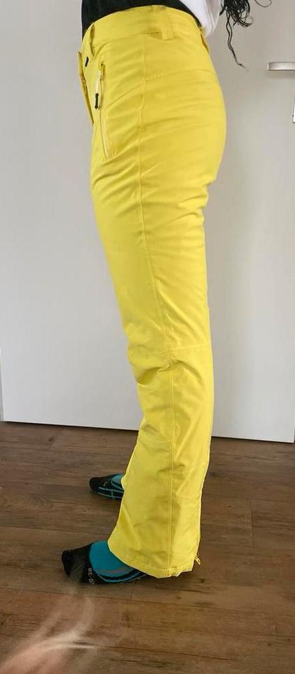 Gele Skibroek - Maat 36, Kleding | Dames, Wintersportkleding, Ophalen of Verzenden, Zo goed als nieuw, Maat 36 (S), Broek