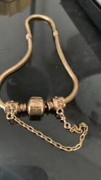 Pandora armband 14k goud, Sieraden, Tassen en Uiterlijk, Kettingen, Ophalen of Verzenden, Zo goed als nieuw, Goud, Zilver