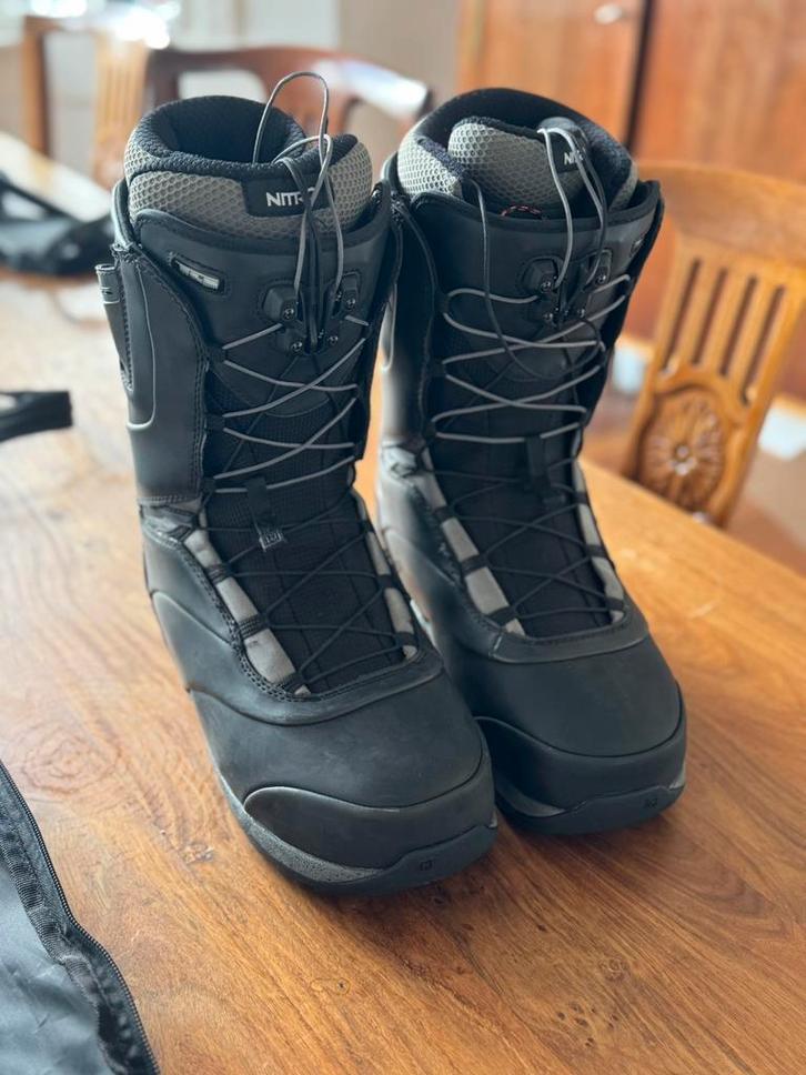 ZGAN - Snowboardschoenen maat 45 1/3e - Nitro Venture TLS, Sport en Fitness, Snowboarden, Zo goed als nieuw, Schoenen, Ophalen of Verzenden