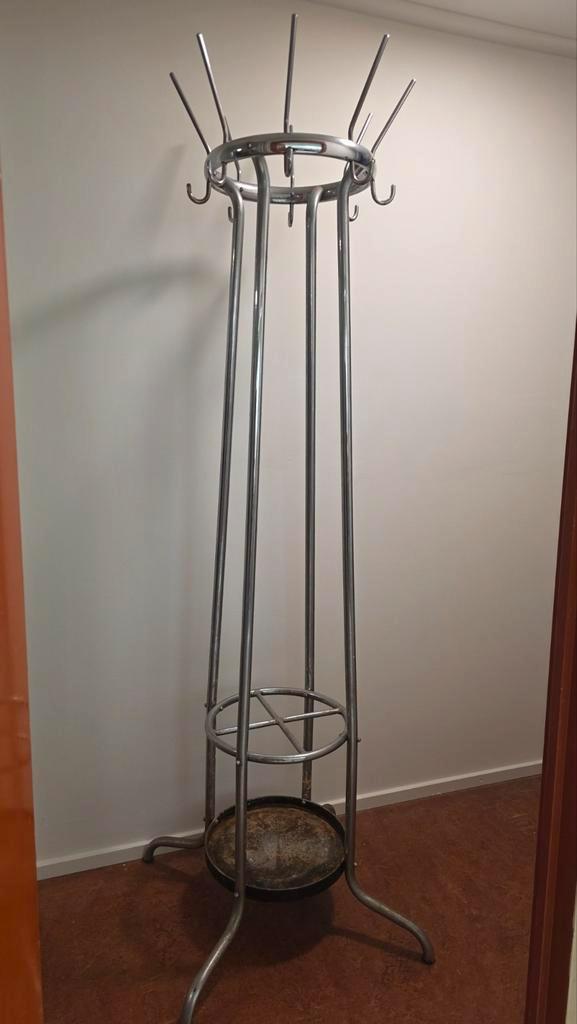 Vintage Metalen Kapstok, Huis en Inrichting, Woonaccessoires | Kapstokken, Gebruikt, Staande kapstok, 150 tot 200 cm, Metaal, Ophalen