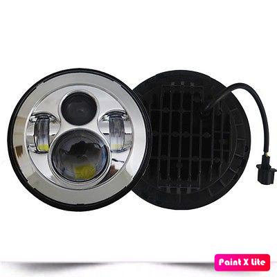 7" Inch full LED koplampen met keurmerk Chrome NIEUW !!!, Auto-onderdelen, Nieuw, Jan Sangerslaan 16, Overige automerken, MBG