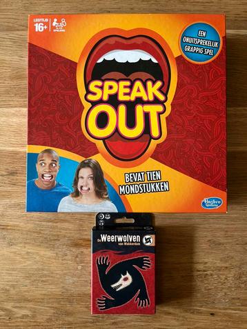 2 Spellen Speak out en De Weerwolven beschikbaar voor biedingen