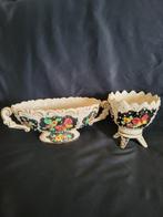 twee prachtige vintage bloempotten, Ophalen of Verzenden