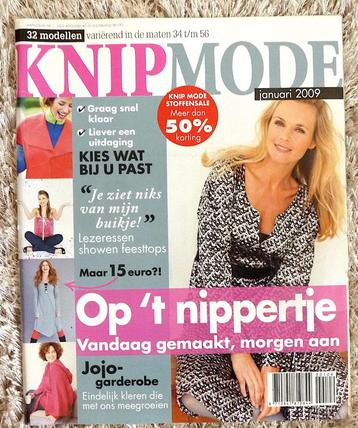 3 X KNIPMODE:  KNIP OKT. 2008 INCL BIJLAGE EN KNIP JAN. 2009 beschikbaar voor biedingen