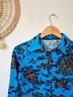 Vintage 70s deadstock pauwen blouse S/M, Kleding | Dames, Blouses en Tunieken, Vintage, Ophalen of Verzenden, Nieuw, Maat 38/40 (M)