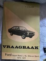 Vraagbaak Ford Escord 1975 t/m 1979, Ophalen of Verzenden