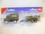 Siku 1680 KFOR Unimog met Boot militair modelauto, Ophalen of Verzenden, Nieuw, Auto