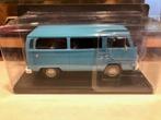 1:24 VW T2 Bus 1976 Hachette Blauw M/B, Hobby en Vrije tijd, Modelauto's | 1:24, Ophalen of Verzenden, Zo goed als nieuw, Bus of Vrachtwagen