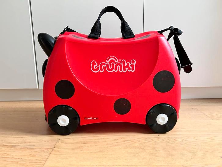 Trunki Ride-On Reiskoffer - Lieveheersbeestje, Kinderen en Baby's, Overige Kinderen en Baby's, Zo goed als nieuw, Ophalen of Verzenden
