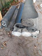 Dakleer 12m2, Doe-het-zelf en Verbouw, Dakpannen en Dakbedekking, Ophalen, Overige materialen, 10 tot 15 m², Zwart