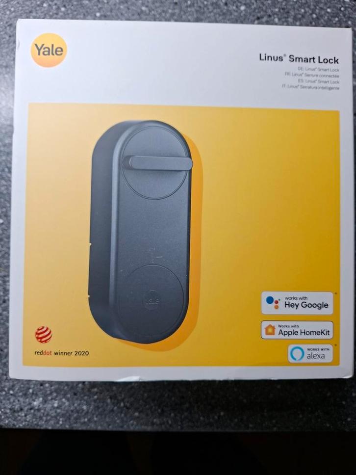 Yale Linus Smart Lock - gebruikt in doos!, Doe-het-zelf en Verbouw, Alarmsystemen, Nieuw, Overige typen, Overige soorten, Draadloos