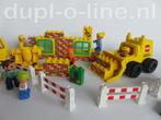 Duplo bouwplaats werkverkeer vrachtwagens losse onderdelen, Kinderen en Baby's, Speelgoed | Duplo en Lego, Duplo, Gebruikt, Ophalen of Verzenden