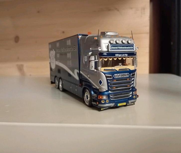 Scania R Jansen varkenshandel Tekno, Hobby en Vrije tijd, Modelauto's | 1:50, Nieuw, Bus of Vrachtwagen, Tekno, Ophalen of Verzenden