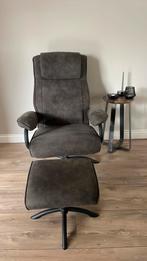 Mooie fauteul incl voetenbankje, Ophalen, Zo goed als nieuw, 75 tot 100 cm, 50 tot 75 cm