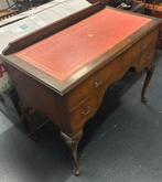 Antiek houten bureau, kaptafel, ladekast, buro., Antiek en Kunst, Ophalen