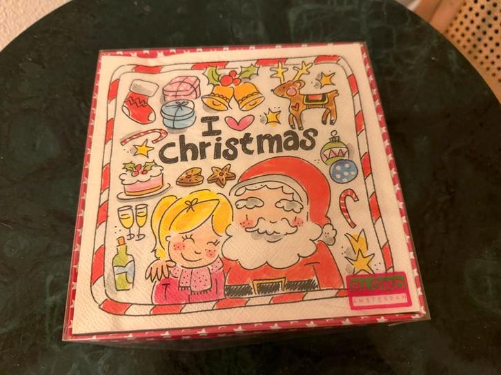 Blond Amsterdam kerst servetten, Diversen, Kerst, Ophalen of Verzenden