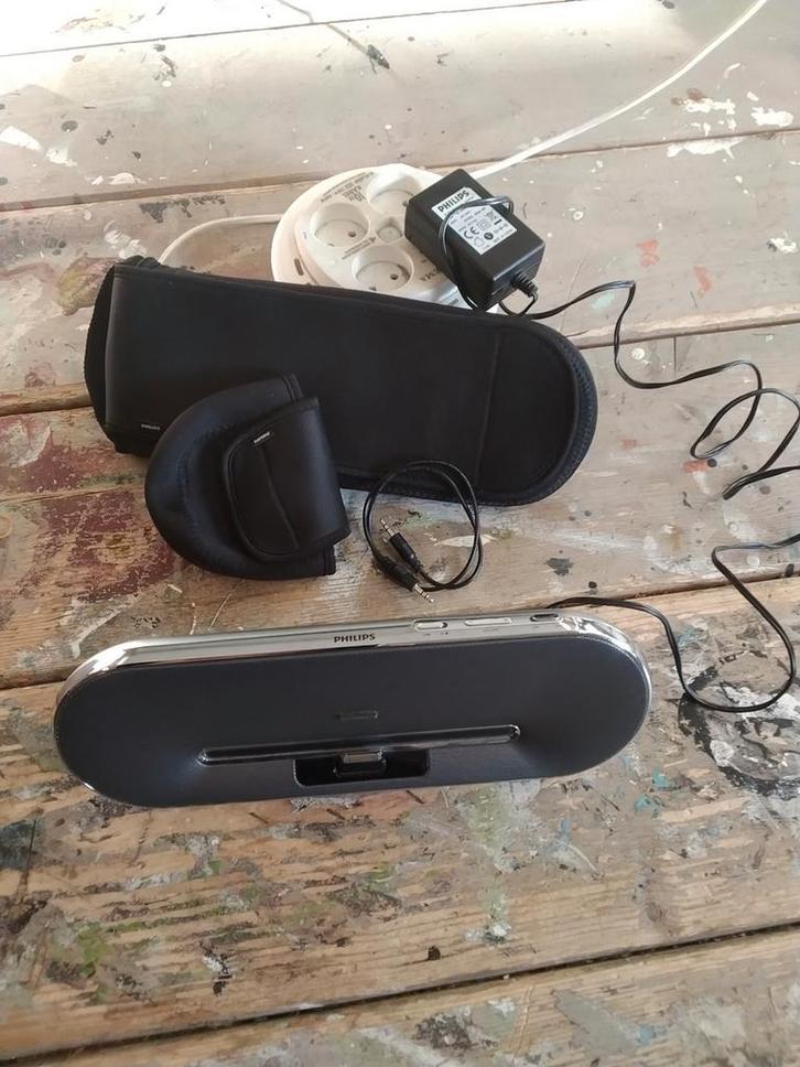 Philips iPod speaker DS-7550/12, Audio, Tv en Foto, Luidsprekers, Gebruikt, Overige typen, Minder dan 60 watt, Philips, Ophalen