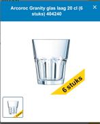 Arcoroc Granity glas laag (20cl) 2x6 stuks, Huis en Inrichting, Keuken | Servies, Glas of Glazen, Nieuw, Ophalen of Verzenden