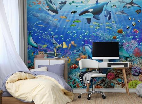 Onderwaterwereld Vissen Behang - Walltastic - Gratis Verzend, Huis en Inrichting, Stoffering | Behang, minder dan 10 m², Ophalen of Verzenden