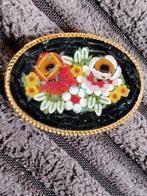 Mooie broche uit de jaren 40. Mozaïek uit Italië., Sieraden, Tassen en Uiterlijk, Broches, Ophalen of Verzenden, Overige materialen
