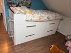 Hoogslaper met lades en lattenbodem, Kinderen en Baby's, Ophalen, 85 tot 100 cm, Gebruikt, Hoogslaper of Stapelbed