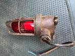 Vintage Rode Scheepslamp, Ophalen of Verzenden, Gebruikt
