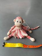 Roze fijngebreid aapje met jurkje, Verzenden, Nieuw