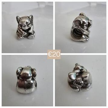 Zilveren Pandora bedel - Lucky elephant  beschikbaar voor biedingen