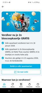 Korting pathé ah zegelboekjes, Tickets en Kaartjes, Twee personen, Kortingsbon