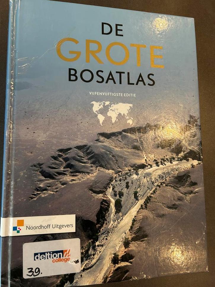 DE GROTE BOSATLAS 55e EDITIE, Boeken, Atlassen en Landkaarten, Zo goed als nieuw, Bosatlas, Wereld, 2000 tot heden, Ophalen of Verzenden