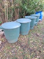 4 ronde filterbakken met filtermateriaal etc., Ophalen, Gebruikt, Vijverfilter