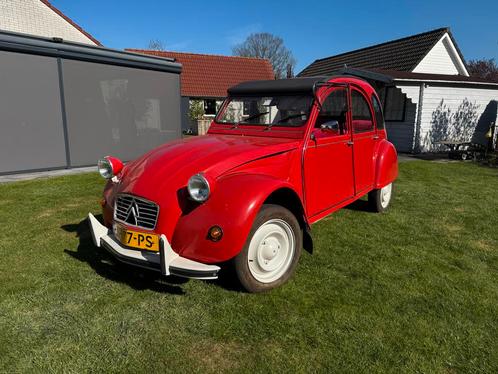Citroën 2CV 0.6 1983 Rood, Auto's, Citroën, Particulier, 2CV, Benzine, Hatchback, Handgeschakeld, Origineel Nederlands, Rood, Overige kleuren