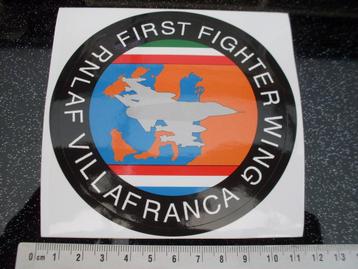 sticker first fighter wing rnlaf villafranca villa franca