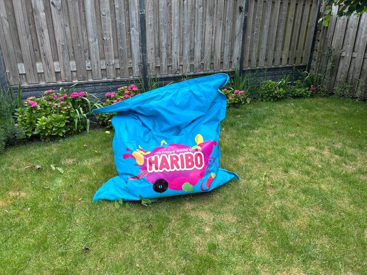 Mooie grote Zitzak - 160 x 130 cm - Turquoise, Huis en Inrichting, Zitzakken, Zo goed als nieuw, Zitzak, Blauw, Ophalen