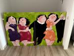 Dikke dames schilderij, Antiek en Kunst, Ophalen