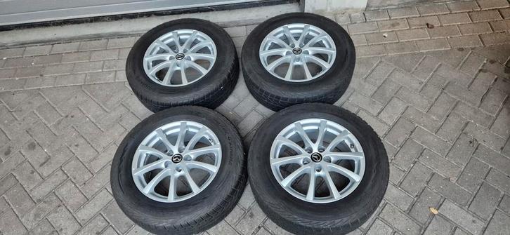 5x114.3 17inch lm velgen met banden org Mazda en andere merk, Auto-onderdelen, Banden en Velgen, Velg(en), Winterbanden, 17 inch
