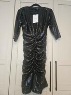 Nikkie Glitter Jurk - Perfect voor een feestje!, Zwart, Nieuw, Ophalen of Verzenden, Maat 36 (S)