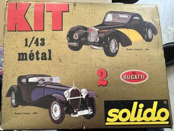 SOLIDO kit van 2 BUGATTI modellen 1:43 in de OVP beschikbaar voor biedingen