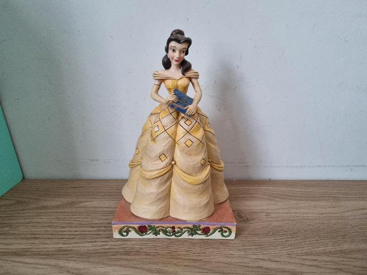 Disney Traditions Book-Smart Beauty Belle, Verzamelen, Disney, Zo goed als nieuw, Beeldje of Figuurtje, Assepoester of Belle, Ophalen of Verzenden