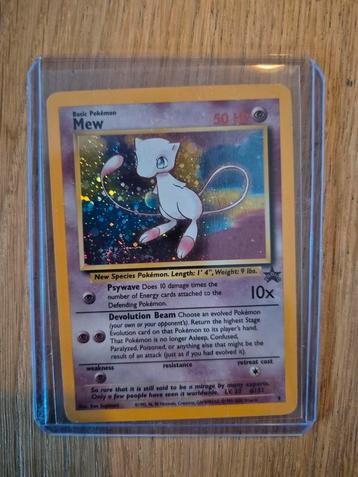 Mew Black Star Promo Pokémon Kaart beschikbaar voor biedingen