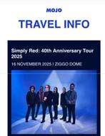 Simply Red concert kaarten Ziggo Dome 16 November, Twee personen, November