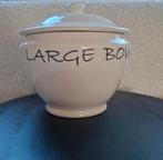 Rivièra Maison soepterrine met deksel, Porselein of Keramiek, Schaal, Rond, Ophalen of Verzenden