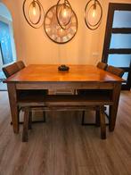 Vierkante Eiken Eettafel - 160x160, Huis en Inrichting, Tafels | Eettafels, Ophalen