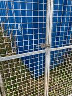 Kennel hek met deur verzinkt, Dieren en Toebehoren, Hondenhokken, Ophalen, Hondenkennel, 100 cm of meer, 110 cm of meer