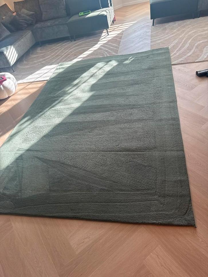 Donkergroen Vloerkleed - Prachtig!, Huis en Inrichting, Stoffering | Tapijten en Kleden, Zo goed als nieuw, 150 tot 200 cm, 200 cm of meer