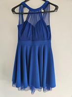 blauw kleedje voor feestjes, Blauw, Nieuw, Ophalen of Verzenden, Maat 36 (S)